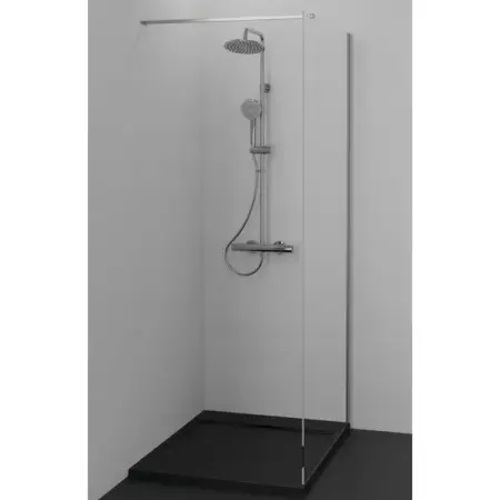 Paravan de dus tip Walk-in Ideal Standard i.life 100x200 cm sticla 8 mm argintiu [6]