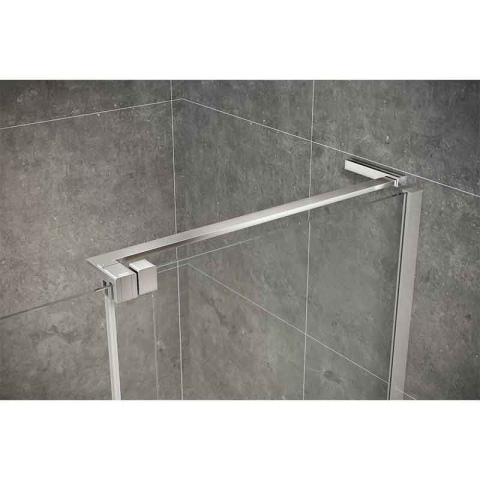 Paravan de dus tip Walk-in Mediterraneo Vario crom sticla securizata 8 mm 120 cm [2]
