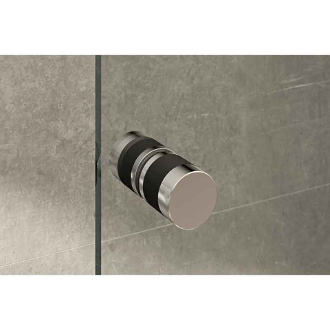 Paravan de dus tip Walk-in Mediterraneo Vario crom sticla securizata 8 mm 120 cm [4]