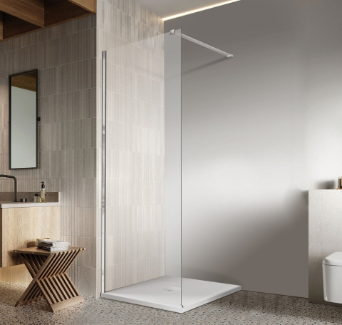 Cabine dus - Paravan de dus Walk-In Sanoterm Urban 100 cm crom