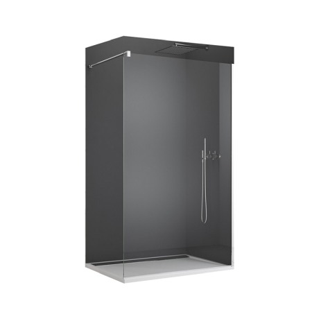 Cabine dus - Paravan dus Sanswis, Easy, profil crom lucios, 80 x 200 cm