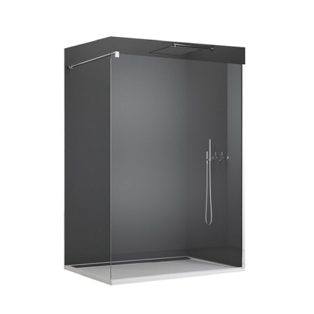 Cabine dus - Paravan dus Sanswiss, Easy, profil crom lucios, 120 x 200 cm