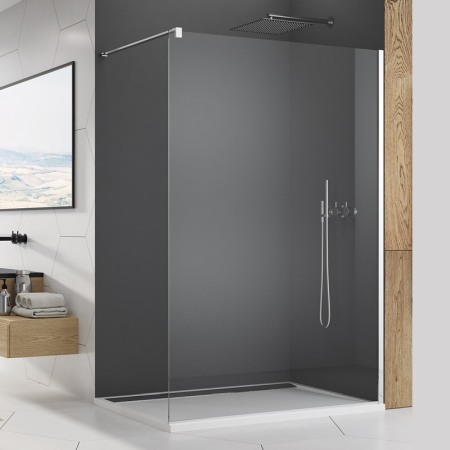 Paravan dus Sanswiss, Easy, profil crom lucios, 120 x 200 cm [3]