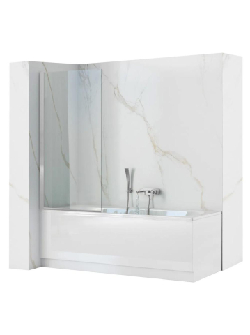 Cazi baie - Paravan mobil Rea Lagos 80 crom