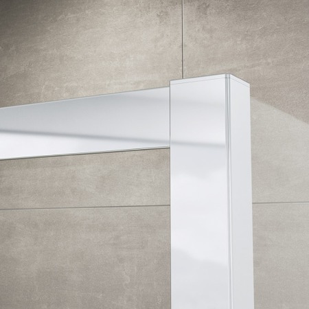 Perete fix Sanswiss, Ocelia, 80 x 190 cm, crom lucios [4]
