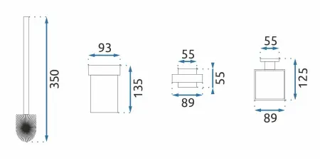 Perie WC 332918 Erlo 05 Negru, Rea [6]