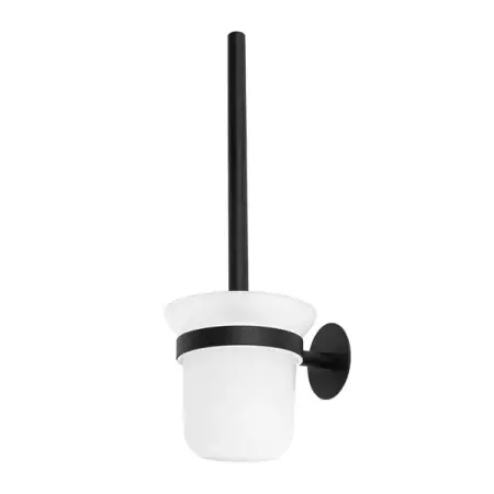 Perie WC Rea 322222A design rotund finisaj negru mat [4]