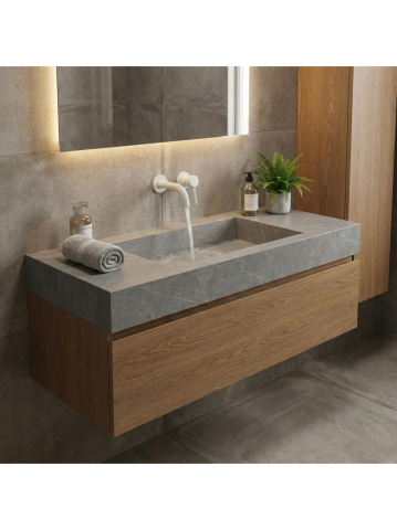 Pipă pentru baterie încastrată Rea Lungo 16 cm alb [2]