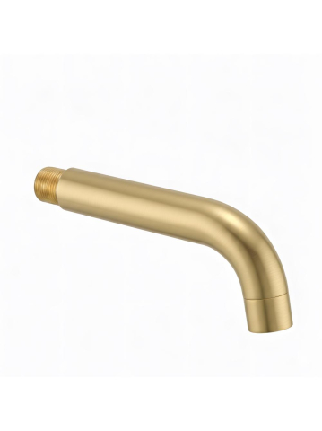 Baterii baie - Pipă pentru baterie încastrată Rea Lungo 16 cm auriu periat