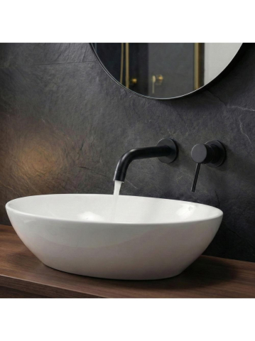 Pipă pentru baterie încastrată Rea Lungo 20 cm negru [2]