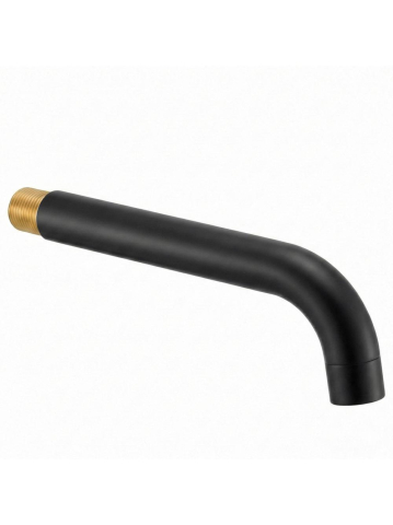 Baterii baie - Pipă pentru baterie încastrată Rea Lungo 20 cm negru