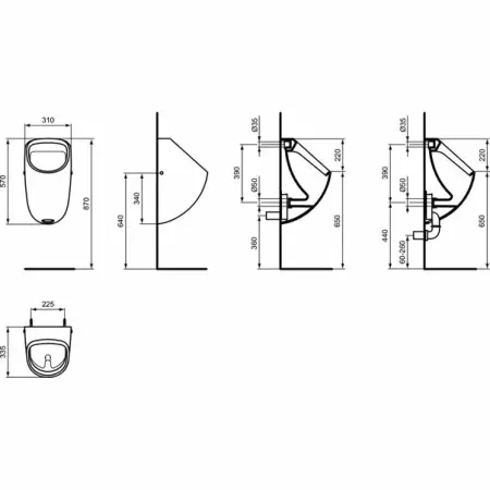 Pisoar cu alimentare ascunsa Ideal Standard Connect [1]