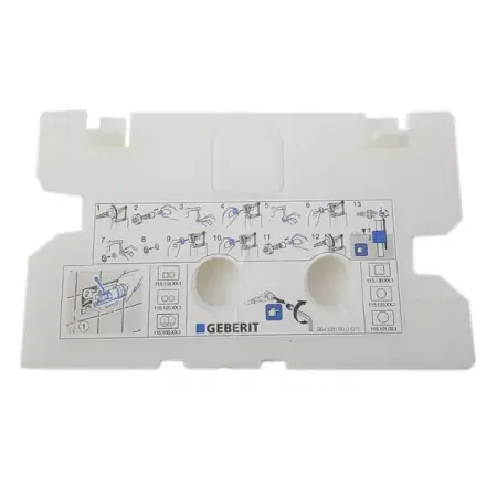 Accesorii vase wc - Placa de protectie Geberit pentru rezervor incastrat Delta