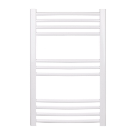 Calorifere de baie - Portprosop curbat Thermoynd, 450 x 700 mm, alb, accesorii incluse