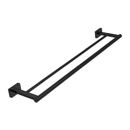 Accesorii baie - Portprosop dublu, Ferro, Greta, negru mat