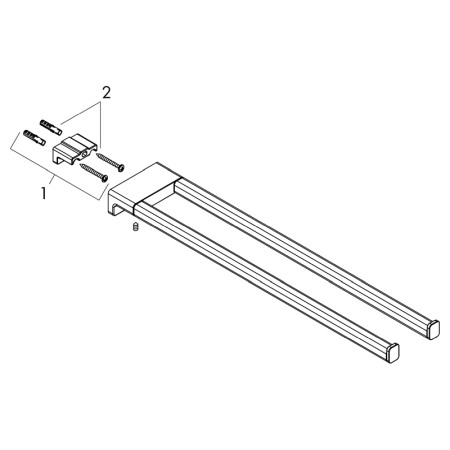 Portprosop dublu, Hansgrohe, Addstoris, crom [2]
