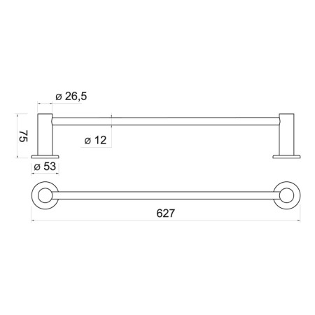 Portprosop, Ferro, Smile, 60 cm, crom [1]