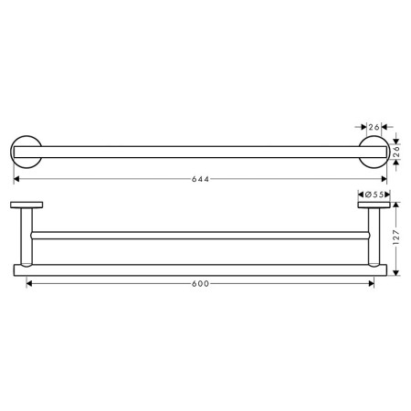 Portprosop, Hansgrohe, Logis Universal, crom [1]