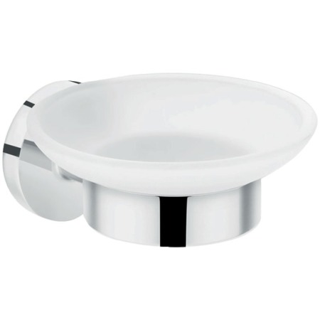 Accesorii lavoar - Portsapun din sticla Hansgrohe, Logis Universal
