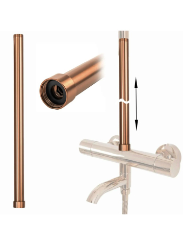 Sisteme de dus - Prelungire coloana duș BRUSH COPPER 50cm