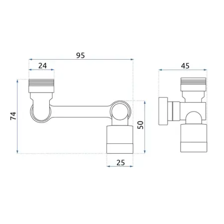 Prelungire pivotanta coloana dus Rea Colt [3]