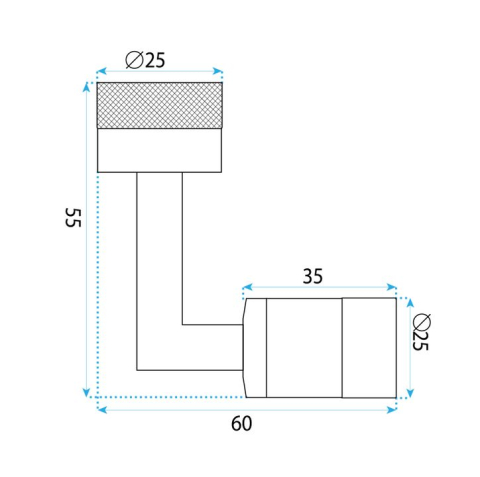 Prelungire pivotanta REA COLT crom [6]
