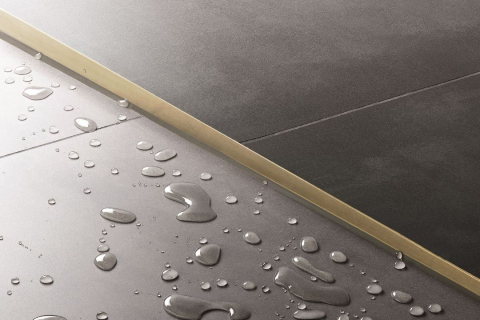 Profil de panta cadita de dus 100cm auriu periat [8]