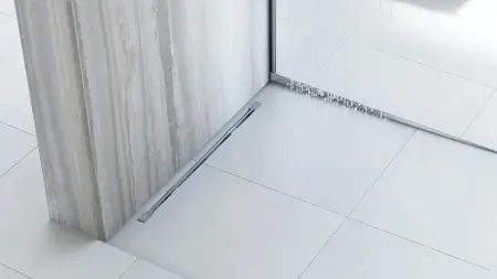 Profil de panta cadita de dus dreapta Gri Periat 140cm, Rea [7]