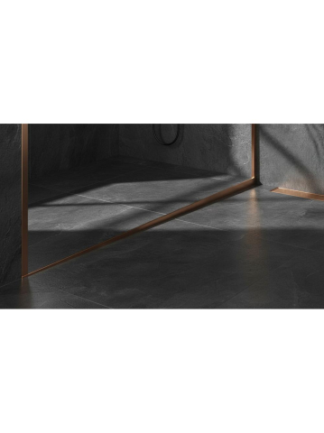 Profil de panta cadita de dus stanga 100cm cupru periat [4]