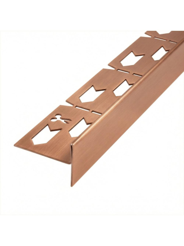 Profil de panta cadita de dus stanga 120cm cupru periat [1]