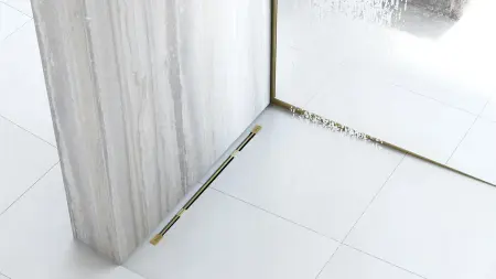 Profil de panta cadita de dus stanga Auriu 100cm, Rea [7]