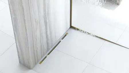 Profil de panta cadita de dus stanga Auriu 140cm, Rea [7]
