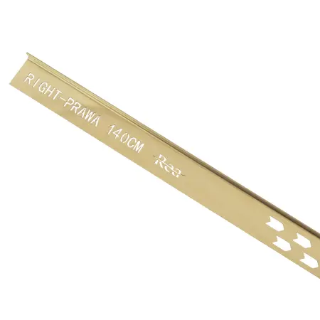 Profil de panta cadita de dus stanga Auriu Periat 140cm, Rea [4]