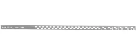 Profil de panta cadita de dus stanga Gri Periat 120cm, Rea [3]