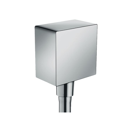 Sisteme de dus - Racord de dus, Hansgrohe, FixFit, cu valva non retur, crom