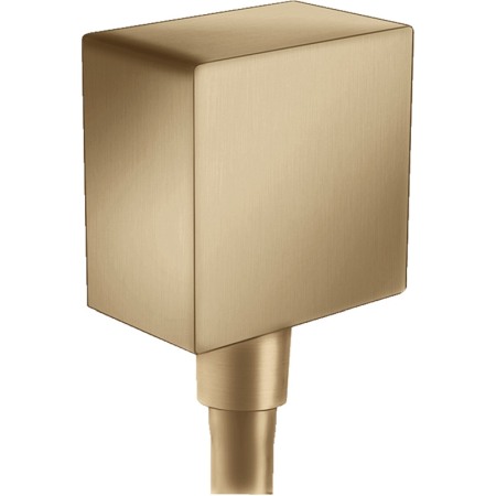 Sisteme de dus - Racord dus, Hansgrohe, FixFit Square, patrat, bronz periat