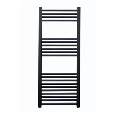 Echipamente de incalzire - Portprosop drept Thermoynd, 500 x 1000 mm, negru mat, accesorii incluse