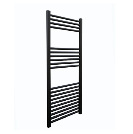 Radiator baie (calorifer) portprosop Thermoynd, 500 x 800 mm, negru mat, drept, accesorii incluse [1]