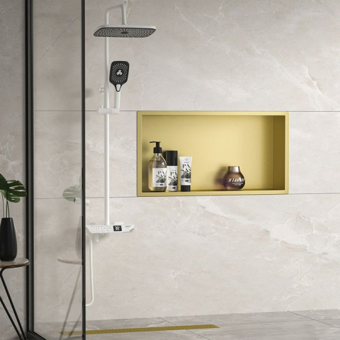 RAFT BAIE INCASTRAT PERETE 30x60 auriu periat [1]