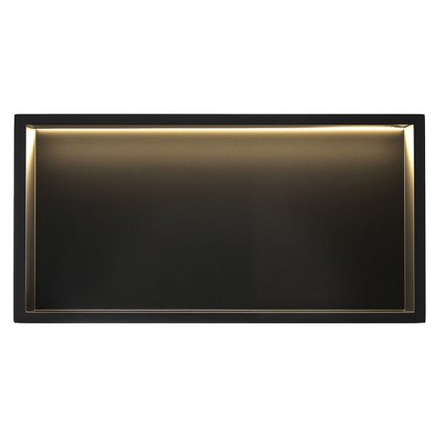 RAFT BAIE INCASTRAT PERETE LED 30x60 negru [2]