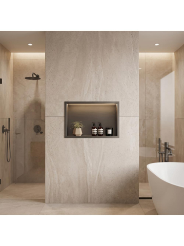 Raft baie incastrat LED Rea titan 480x330x100 mm inox Aisi 304 [3]