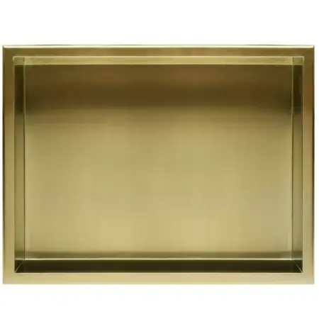 Raft incastrat dreptunghiular auriu periat Rea 30x45x10 cm [1]