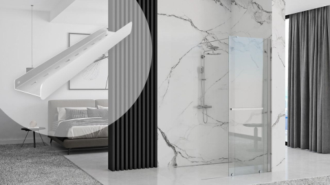 Raft pentru baie SF03 60cm otel periat [2]