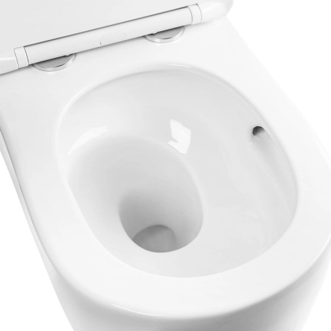 Rea Eddy vas wc cu capac soft-close agăţat da alb lucios REA-C6560 [2]
