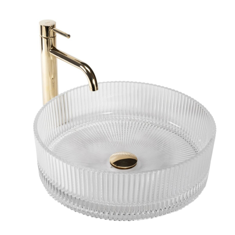Obiecte Sanitare - Rea Ingrid lavoar 39.5x39.5 cm rotund de blat REA-U0278