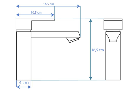 Rea Mayson Robinet pentru chiuvetă Auriu [4]
