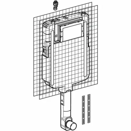 Rezervor incastrat 8 cm Geberit Sigma UP720, cu actionare frontala [3]