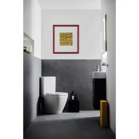 Rezervor pe vas WC Ideal Standard I.life S alimentare inferioara alb lucios [2]
