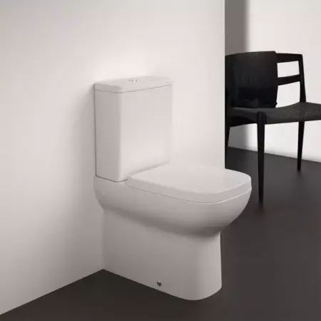 Rezervor pe vas WC Ideal Standard I.life S cu alimentare laterala alb lucios [1]
