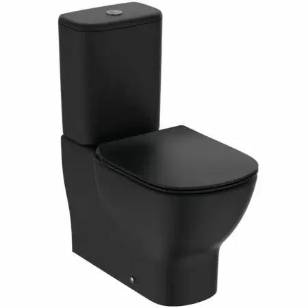 Rezervor pe vas wc Ideal Standard Tesi negru mat cu alimentare inferioara [2]
